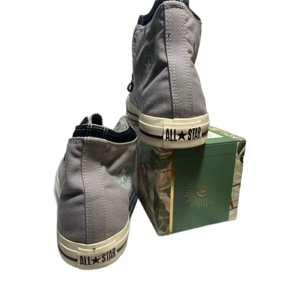 Converse Double Tongue High Top Sneaker Charcoal Gray Y2K Punk Emo NIB M11 W13 - Picture 5 of 11